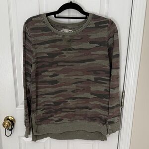 Wallflower Camouflage Crewneck Top